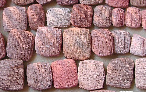 Tablets found in 1993 (Ankara Anatolian Civilizations Museum's collection)