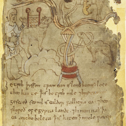 Manuscrit du poème Beowulf
