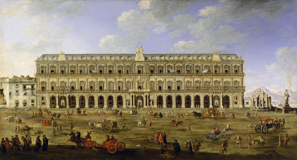 Le palais royal de Naples, par Angelo Maria Costa