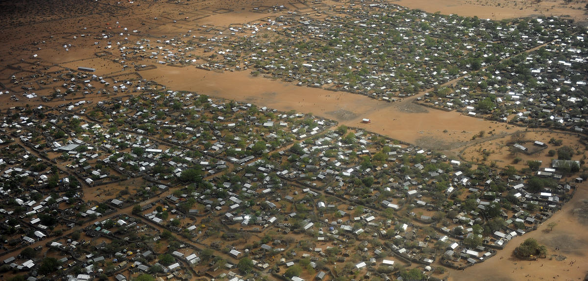 The Dadaab refugee camp in Kenya