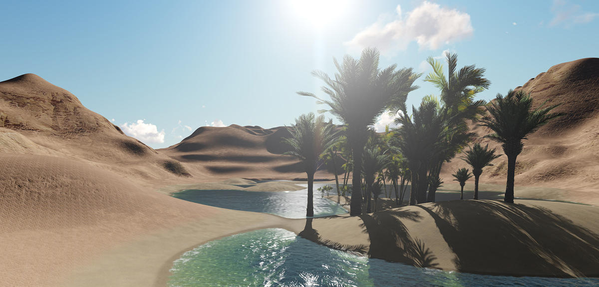 Desert Oasis in Environments - UE Marketplace
